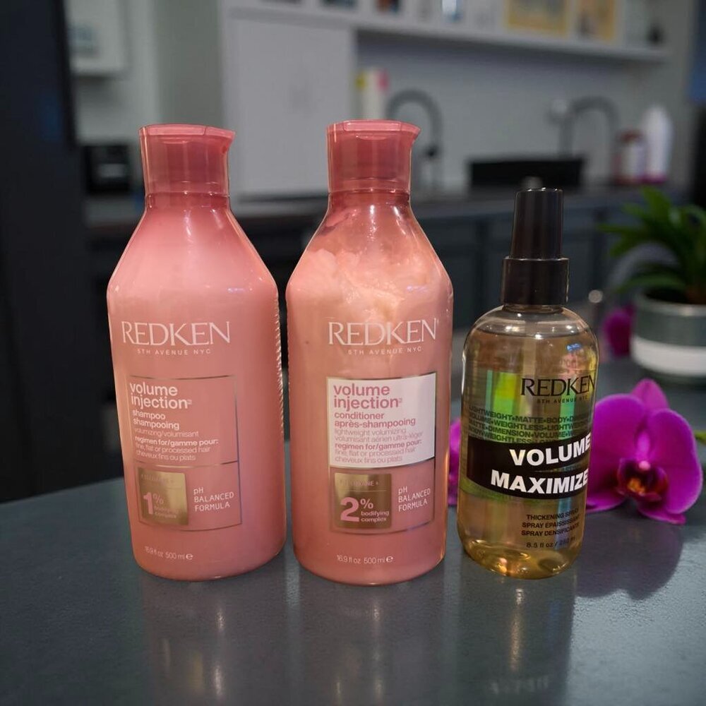 Redken Volume Maximizing Trio Injection Shampoo, Conditioner & Volume Maximizer
